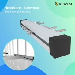 NuaSol -NuaFix Balkongelände Halterung Eckig Für 2 Solarmodule Aus Edelstahl -Garten- & Gewächshäuser Geschäft daecb41ae0251fc7630d6d60c2836bb5