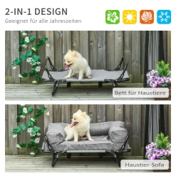 PawHut Hundesofa 2 In 1 Haustiersofa Und Hundeliege Katzensofa Erhöhtes Hundebett Schlafplatz Für Katzen Hunde Abnehmbar Oxfordstoff Grau 80 X 59 X 36 Cm 13 PawHut Hundesofa 2 In 1 Haustiersofa Und Hundeliege Katzensofa Erhöhtes Hundebett Schlafplatz Für Katzen Hunde Abnehmbar Oxfordstoff Grau 80 X 59 X 36 Cm -Garten- & Gewächshäuser Geschäft db4e80b67907b483f2f4da3f79cbef97