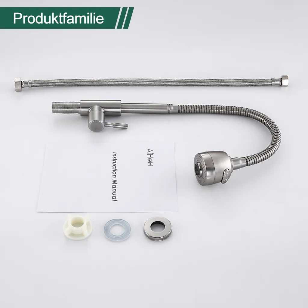 Homelody Küchenarmatur Kaltwasserhahn 304 Edelstahl Wasserhahn Küche Nur Kaltwasser 2 Strahlen Spültischarmatur Mit Flexiblem Hals Armatur Küche 8 Homelody Küchenarmatur Kaltwasserhahn 304 Edelstahl Wasserhahn Küche Nur Kaltwasser 2 Strahlen Spültischarmatur Mit Flexiblem Hals Armatur Küche – Bild 8