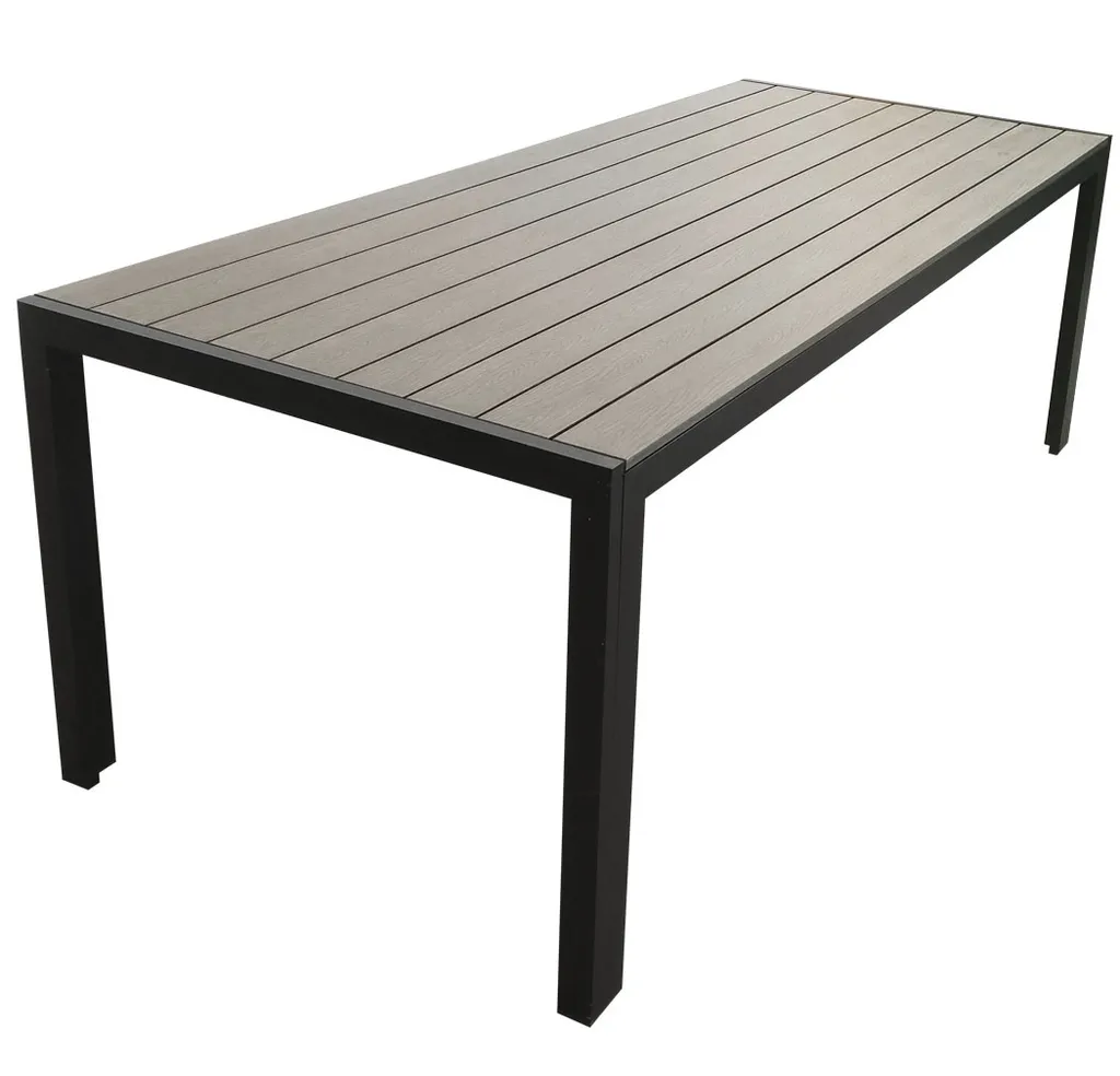 KMH® Gartentisch Tisch Terrassentisch *TUCO* 205*90 Cm Grau 2 KMH® Gartentisch Tisch Terrassentisch *TUCO* 205*90 Cm Grau – Bild 2