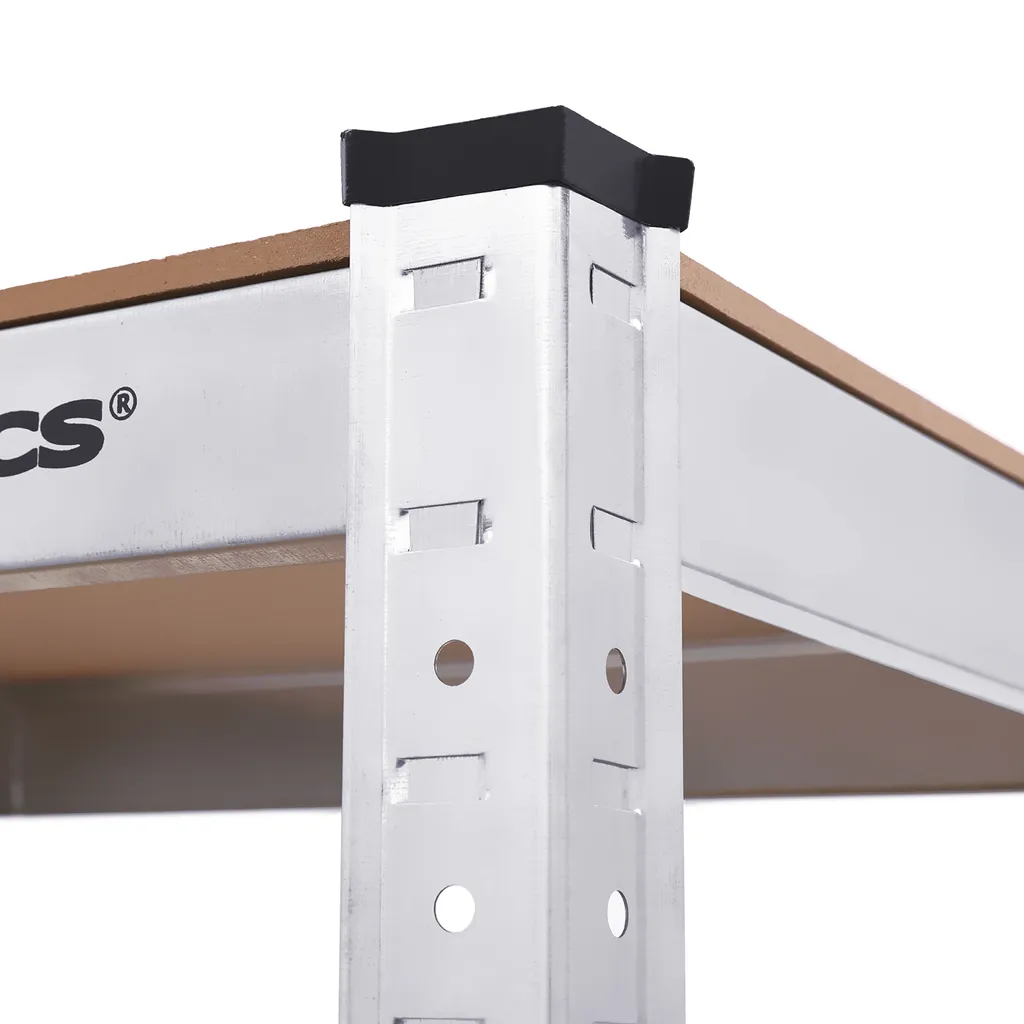 SONGMICS Lagerregal, 180 X 90 X 40 Cm, Bis 875 Kg Belastbar (175 Kg Pro Ablage), Schwerlastregal Mit 5 Regalböden, Aufbewahrungsregal, Regalsystem, Höhenverstellbar, Garage, Keller, Silber GLR40SV 5 SONGMICS Lagerregal, 180 X 90 X 40 Cm, Bis 875 Kg Belastbar (175 Kg Pro Ablage), Schwerlastregal Mit 5 Regalböden, Aufbewahrungsregal, Regalsystem, Höhenverstellbar, Garage, Keller, Silber GLR40SV – Bild 5