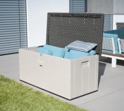 Lifetime Kunststoff Kissenbox "Harmony", Polsteraufbewahrung, 568 L Lichtgrau 72 X 151 X 70 Cm (L X B X H) 47 Lifetime Kunststoff Kissenbox "Harmony", Polsteraufbewahrung, 568 L Lichtgrau 72 X 151 X 70 Cm (L X B X H) -Garten- & Gewächshäuser Geschäft dc65bb56f2c959277a52f23f4d7bf586