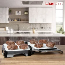 Clatronic KG 3571 Elektrischer Kontaktgrill, Multigrill, Für Beidseitiges & Fettfreies Grillen, Antihaftbeschichtete Platten, Kabelaufwicklung, 2000 Watt, Edelstahl 21 Clatronic KG 3571 Elektrischer Kontaktgrill, Multigrill, Für Beidseitiges & Fettfreies Grillen, Antihaftbeschichtete Platten, Kabelaufwicklung, 2000 Watt, Edelstahl -Garten- & Gewächshäuser Geschäft dcb70f56767b9f259b6373c53031faf2