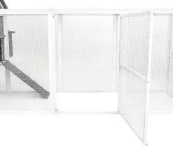 MyAnimal XXL Hühnerstall MH-22 - Wetterfest & Winterfest - Hochwertiges Kiefernholz (Grau) - Für 8 Hühner - Nistkasten - Trennbare Etagen - Sitzstange - Türverriegelungen - Hühnerhaus -Garten- & Gewächshäuser Geschäft dce19054b63a250f84ec113aaab69e2f