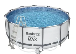 BESTWAY 56420 Steel Pro Max Swimmingpool Filterpumpe Leiter Cover Rund 366x122cm -Garten- & Gewächshäuser Geschäft dce97f0655363faeb8f49ca57a3d0243