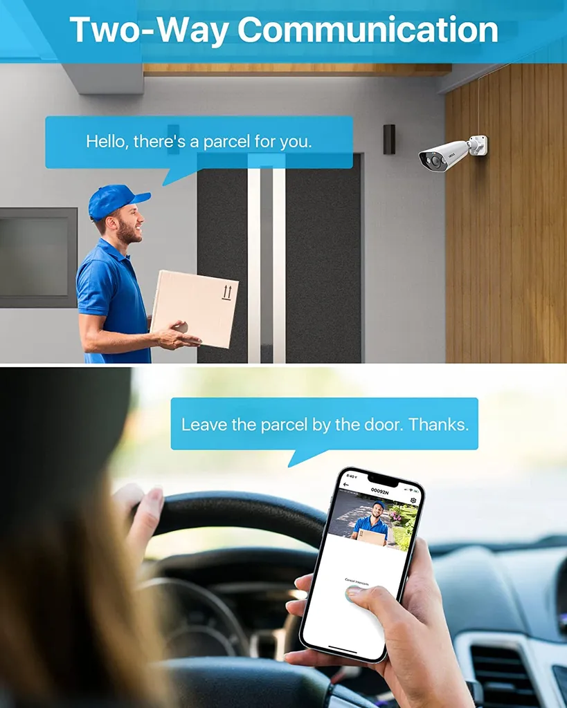 ZOSI 4K Überwachungskamera Set Mit 2 Wege Audio, Videoüberwachung Mit 16X 8MP PoE Kamera Und 16CH 4TB HDD NVR, Personenerkennung 5 ZOSI 4K Überwachungskamera Set Mit 2 Wege Audio, Videoüberwachung Mit 16X 8MP PoE Kamera Und 16CH 4TB HDD NVR, Personenerkennung – Bild 5