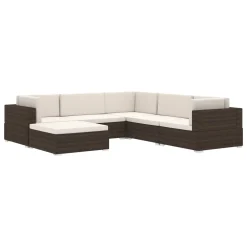 VidaXL Modular-Sofa-Eckteil 1 Stk. + Auflagen Poly Rattan Schwarz -Garten- & Gewächshäuser Geschäft dd221ae3b7c99aa95f4293f9e8d36c0c 2