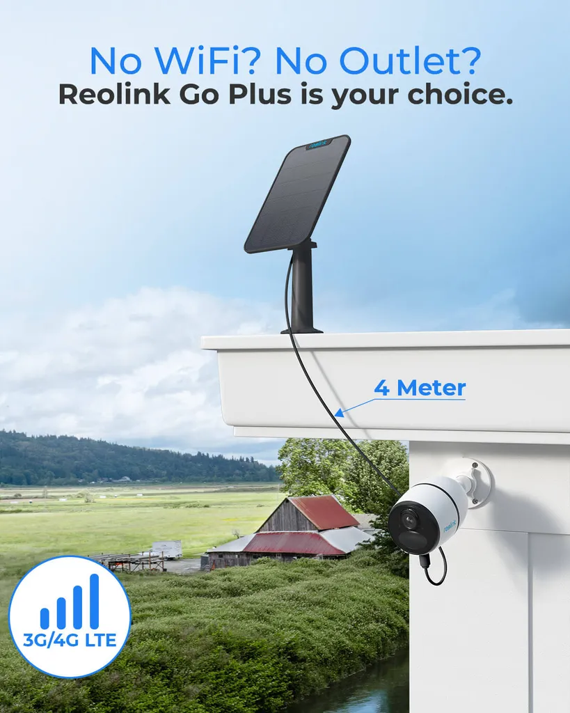 Reolink Akku/Solar 3G/4G LTE 4MP Kabellos IP Überwachungskamera Aussen Mit Smarter Personen-/Autoerkennung, SIM-Kartenslot, IR-Nachtsicht, Cloud/SD Storage, Go Plus+Solarpanel 9 Reolink Akku/Solar 3G/4G LTE 4MP Kabellos IP Überwachungskamera Aussen Mit Smarter Personen-/Autoerkennung, SIM-Kartenslot, IR-Nachtsicht, Cloud/SD Storage, Go Plus+Solarpanel – Bild 9