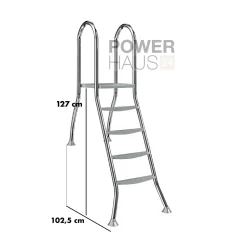 Summerfun Halbhochbeckenleiter Edelstahl Für 1,20m Pool Einbauleiter Poolleiter Edelstahlleiter -Garten- & Gewächshäuser Geschäft ddb58e0e24e06b22fc710faced6f3b48