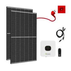 Alpha Solar Trina Solar Balkonkraftwerk 850Wp Trina Solar Inkl. 10m Solarkabel Mit Growatt-Wechselrichter