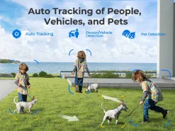 Reolink 4K 8MP PTZ Überwachungskamera Aussen Mit Dual-Objektiv, 2,4/5GHz WLAN, Auto-Tracking, Personen-/Fahrzeug-/Haustiererkennung, Trackmix WiFi -Garten- & Gewächshäuser Geschäft de076e6905412e55dad20b2629f7f9a7 1