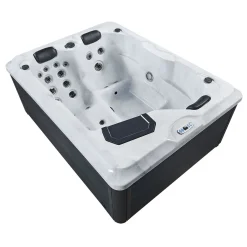 Artsauna Outdoor Whirlpool Oasis – Spa Mit Massagedüsen, LED-Beleuchtung, 2 Filter, Abdeckung, Pumpe, Ausstiegshilfe - Whirlpool Winterfest & Beheizbar -Garten- & Gewächshäuser Geschäft de8ad7355f1f2ef9b146e81dbba23436