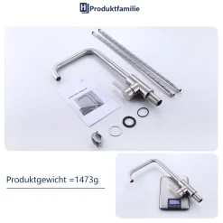 Homelody Küchenarmatur 360° Drehbar Wasserhahn Küche Edelstahl Spültischarmatur Mit Hoher Auslauf (251mm) Mischbatterie Küche Armatur Hochdruck Einhebelmischer 21 Homelody Küchenarmatur 360° Drehbar Wasserhahn Küche Edelstahl Spültischarmatur Mit Hoher Auslauf (251mm) Mischbatterie Küche Armatur Hochdruck Einhebelmischer -Garten- & Gewächshäuser Geschäft dea06bf5eca2fcf3ab4430cf8407962b