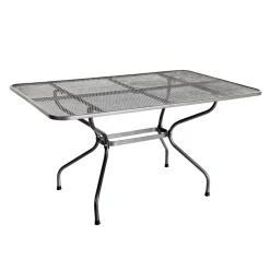 MWH DAS ORIGINAL Royal Garden Gartentisch Streckmetall, 145 X 90 X 74 Cm, Metall, Grau -Garten- & Gewächshäuser Geschäft dea6acfa5582fc25b15a80111a2e95f7