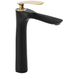 Badezimmer REA REA Waschbeckenarmatur ORBIT Schwarz Golden Hoch -Garten- & Gewächshäuser Geschäft ded4fc8173ad92d64410b6191b094d35