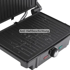 Monzana Kontaktgrill XL 180°C Klappbar Antihaftbeschichtung Edelstahl Temperaturkontrolle 1600W Tischgrill Sandwich Maker -Garten- & Gewächshäuser Geschäft df03d84c89cb1d377df44ff71e8c2151