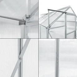 En.casa Gewächshaus Oisterwijk Glashaus Mit Fundament 310 X 190 Cm Gartengewächshaus Treibhaus Pavillon Aus Hohlkammerplatten -Garten- & Gewächshäuser Geschäft df23d19ded1bd8cb1ca6fd65b9f3d061