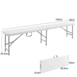 Arebos 2x Bank Klappbar B 183 X T 30 X H 42,5 Cm, Bierzeltbank Campingbank - Direkt Vom Hersteller 9 Arebos 2x Bank Klappbar B 183 X T 30 X H 42,5 Cm, Bierzeltbank Campingbank - Direkt Vom Hersteller -Garten- & Gewächshäuser Geschäft df4832a26e570a98cba374831d3bd092
