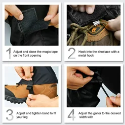 Mmgoqqt Gamaschen Wandern Wasserdicht Outdoor Gamaschen Regenschutz Zeckenschutz Mit Klettverschluss Für Damen Und Herren Zum Jagen Klettern Radfahren Sparziergang Gartenarbeit -Garten- & Gewächshäuser Geschäft df621c334c4c027a832a9492261d649d