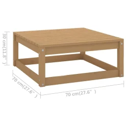 VidaXL 2-tlg. Garten-Lounge-Set & Kissen Honigbraun Massivholz Kiefer -Garten- & Gewächshäuser Geschäft dfcd80b0b01dd31569bc677845ce1275