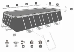Bestway Power Steel Rechteckbecken 549 X 274 X 122 Cm -Garten- & Gewächshäuser Geschäft dfcea4616fc263bd0434eeceebf5ceb6