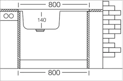 Küchenpreis-Bombe Auflagespüle Edelstahl, Edelstahlspüle 80cm X 60cm Mit Ablage, Spüle, Waschbecken, Küchenspüle -Garten- & Gewächshäuser Geschäft e014923b4d999254e966c18733b1a098