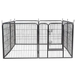 Mucola 8 Elemente 80x80cm Welpenauslauf Laufgitter Welpenzaun Welpenfreigehege Silber Welpenzaun Welpenlaufstall Hundeauslauf Freilaufgehege Gitter -Garten- & Gewächshäuser Geschäft e04ecf4c63d7608a00d6f7b0c7b0a41d