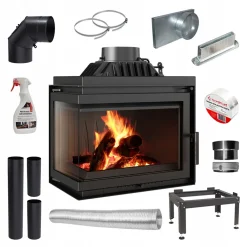 Kratki Linker Kamineinsatz SIMPLE 8 KW + Zubehör