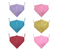 Alsino FFP2 Atemschutzmasken 10 Stück Mehrweg Mundschutz Maske Mit Innen Liegendem Vlies 5 Lagig Mund- Und Nasenschutz , Farbe Wählen:pink