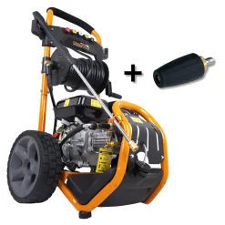 Strahlemann Hochdruckreiniger 7 PS Max. 220 Bar + Dreckfräse