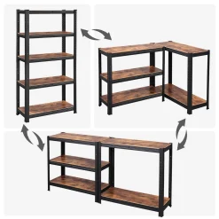 SONGMICS Standregal, Bücherregal, Lagerregal, 5 Ablagen, Küchenregal, Regal, 30 X 75 X 150 Cm, Bis 650 Kg Belastbar, Verstellbare Ablagen 10 SONGMICS Standregal, Bücherregal, Lagerregal, 5 Ablagen, Küchenregal, Regal, 30 X 75 X 150 Cm, Bis 650 Kg Belastbar, Verstellbare Ablagen -Garten- & Gewächshäuser Geschäft e0bb7531ee4b3d42f554c19db19aaaa1