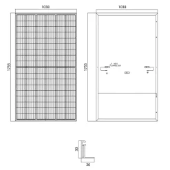 Stegpearl 780W / 600W Balkonkraftwerk Komplettset Aufständerung Süd Mit Hoymiles HM-600 Mikrowechselrichter -Garten- & Gewächshäuser Geschäft e0c7c81198191cab4904e035c56516ab
