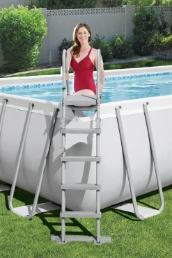 Bestway Flowclear 4-stufige Sicherheitsleiter 132 Cm -Garten- & Gewächshäuser Geschäft e0c8a1006cdc86227a5358866456ba05