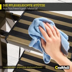 Craftfull Stehleiter CF-134A Champagner Edition Klappleiter 3 Stufen, Gummierte Standfüße, Alu Leiter Aluminiumleiter Aluleiter Mehrzweckleiter Multifunktionsleiter Haushaltsleiter Leiter -Garten- & Gewächshäuser Geschäft e0cc52755e56a0a39032eb443fe2f4a4 1