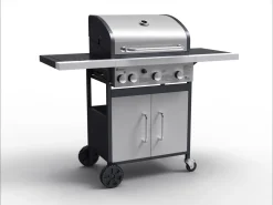 Tepro Gasgrill Rosedale, 3-Brenner Mit Seitenkocher, Max. 12,8 Kw, Grillfläche: 53 X 40 Cm -Garten- & Gewächshäuser Geschäft e11ed47c681a7444a7a4220906564ebb