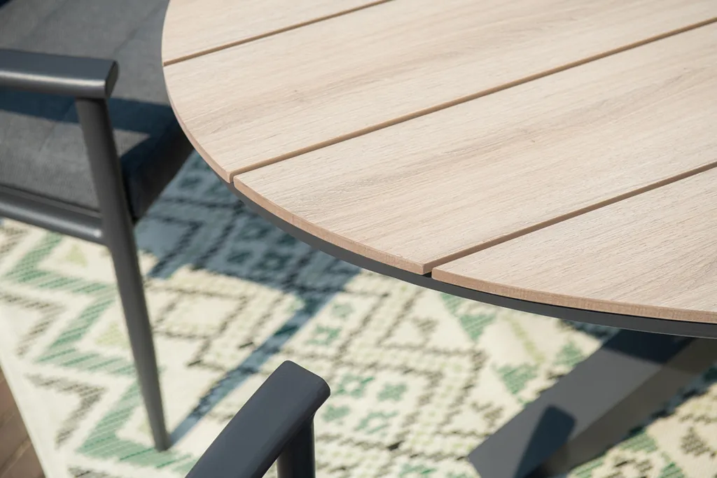 Garden Impressions Edison Tisch 220x115xH75 Cm Imowood Hell Teak 6 Garden Impressions Edison Tisch 220x115xH75 Cm Imowood Hell Teak – Bild 6