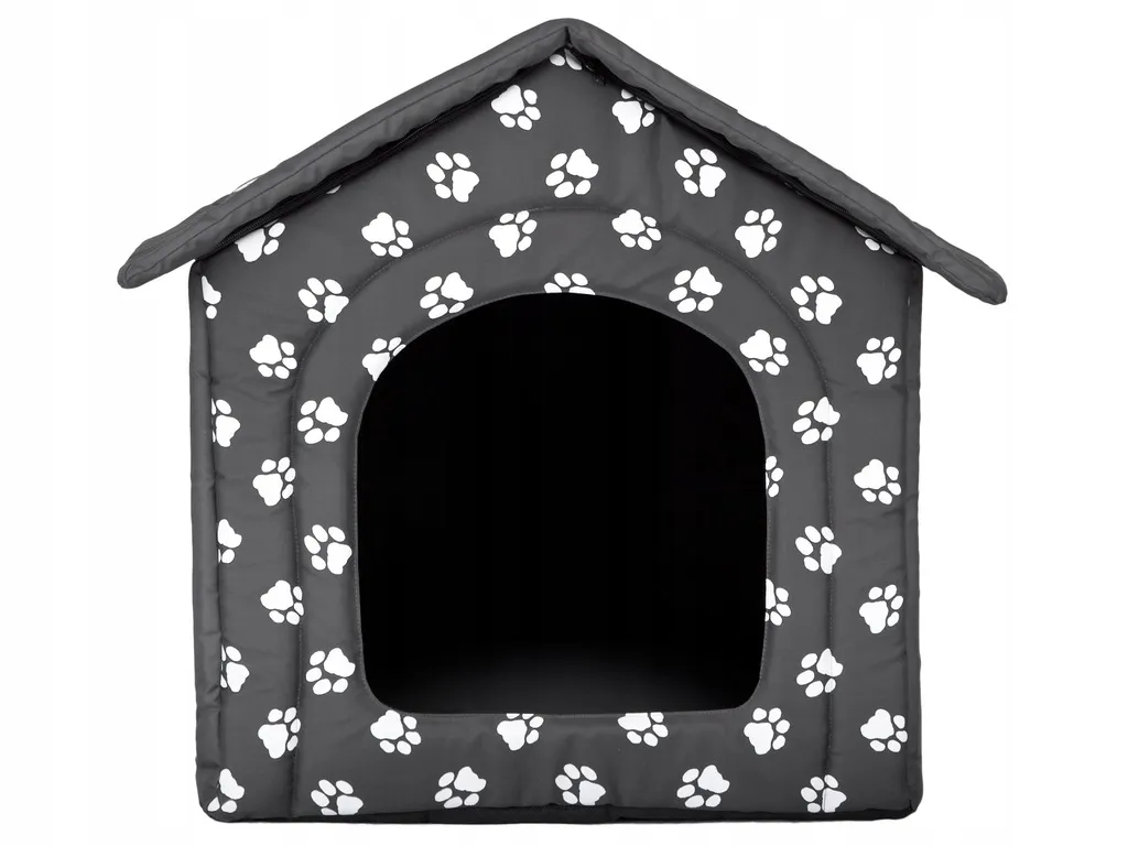 Hobbydog R6 BUDSWL4 Hundehöhle Katzenhöhle Hundebett Katzenbett Grau Mit Pfötchen XL R6: 76 X 72 X 74 Cm 2 Hobbydog R6 BUDSWL4 Hundehöhle Katzenhöhle Hundebett Katzenbett Grau Mit Pfötchen XL R6: 76 X 72 X 74 Cm – Bild 2