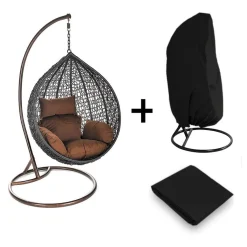 Home Deluxe Polyrattan Hängesessel CIELO -