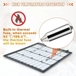 Pecute Haustier Heizkissen, Hundebett Kleine Hunde Katze Wasserdicht, Harte Wärmematte Hundekissen Waschbar Mit Konstante Temperatur, Innen- Und Außen, L 40*50cm -Garten- & Gewächshäuser Geschäft e1e49896f0da199f5b18e875c666fb84