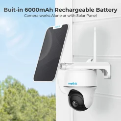 Reolink 2K PTZ Solar Überwachungskamera Aussen Akku 355°/140° Schwenkbar WLAN Kamera Outdoor Mit 2,4/5GHz WiFi, Personen-/Fahrzeugerkennung, PIR-Sensor, 2-Wege-Audio, Argus PT-2K+ Solarpanel -Garten- & Gewächshäuser Geschäft e2453bdcb14930876b85a65f4398e345 1