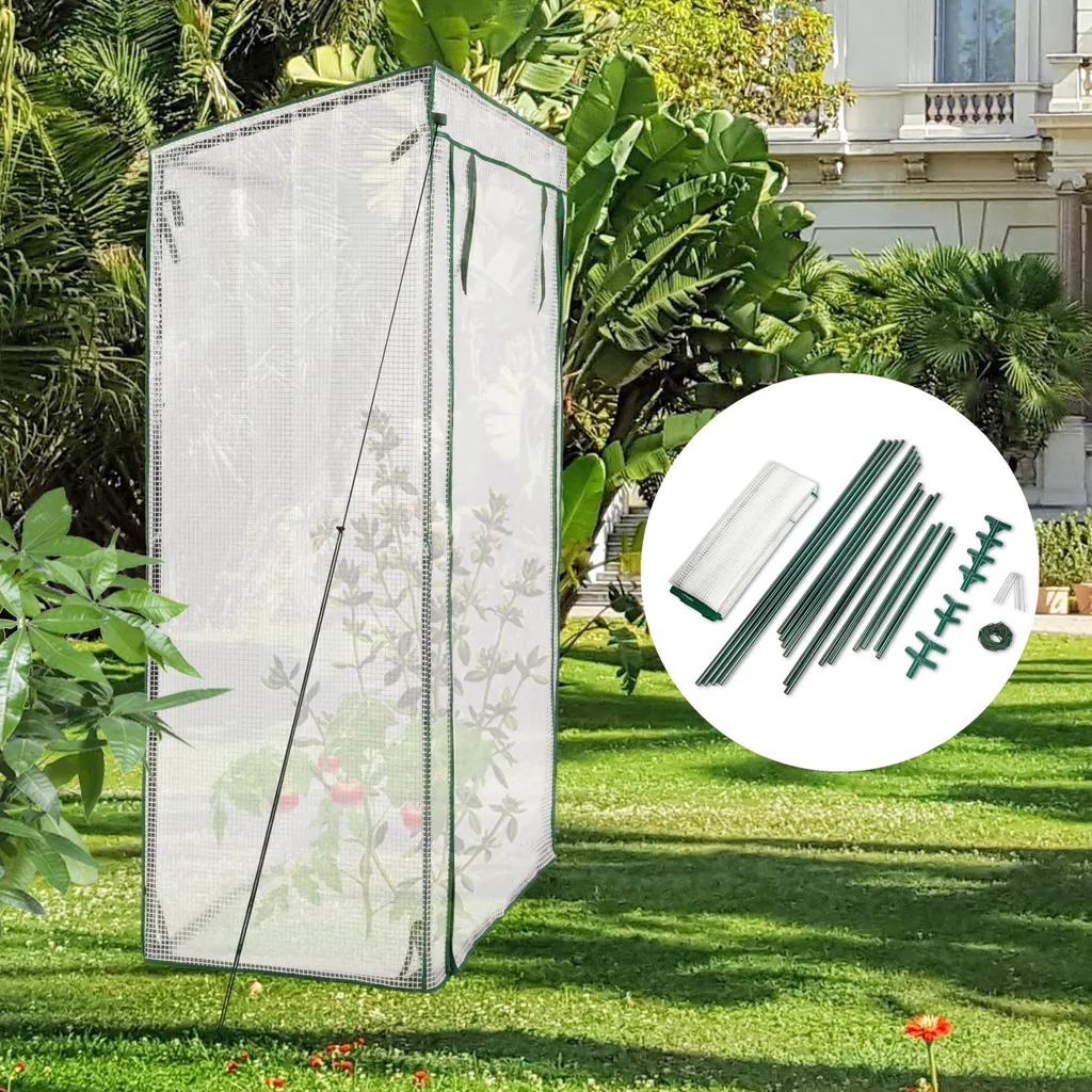 ONVAYA® Tomatenhaus | Foliengewächshaus Für Tomaten | Gewächshaus Aus Folie & Stahlrohr | Tomatengewächshaus Mit Stabilem Stahlrahmen & UV-beständiger Folie 6 ONVAYA® Tomatenhaus | Foliengewächshaus Für Tomaten | Gewächshaus Aus Folie & Stahlrohr | Tomatengewächshaus Mit Stabilem Stahlrahmen & UV-beständiger Folie – Bild 6