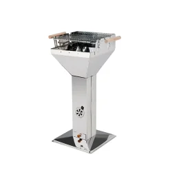 Westerholt Holzkohle BBQ Grill Trichtergrill Edelstahl