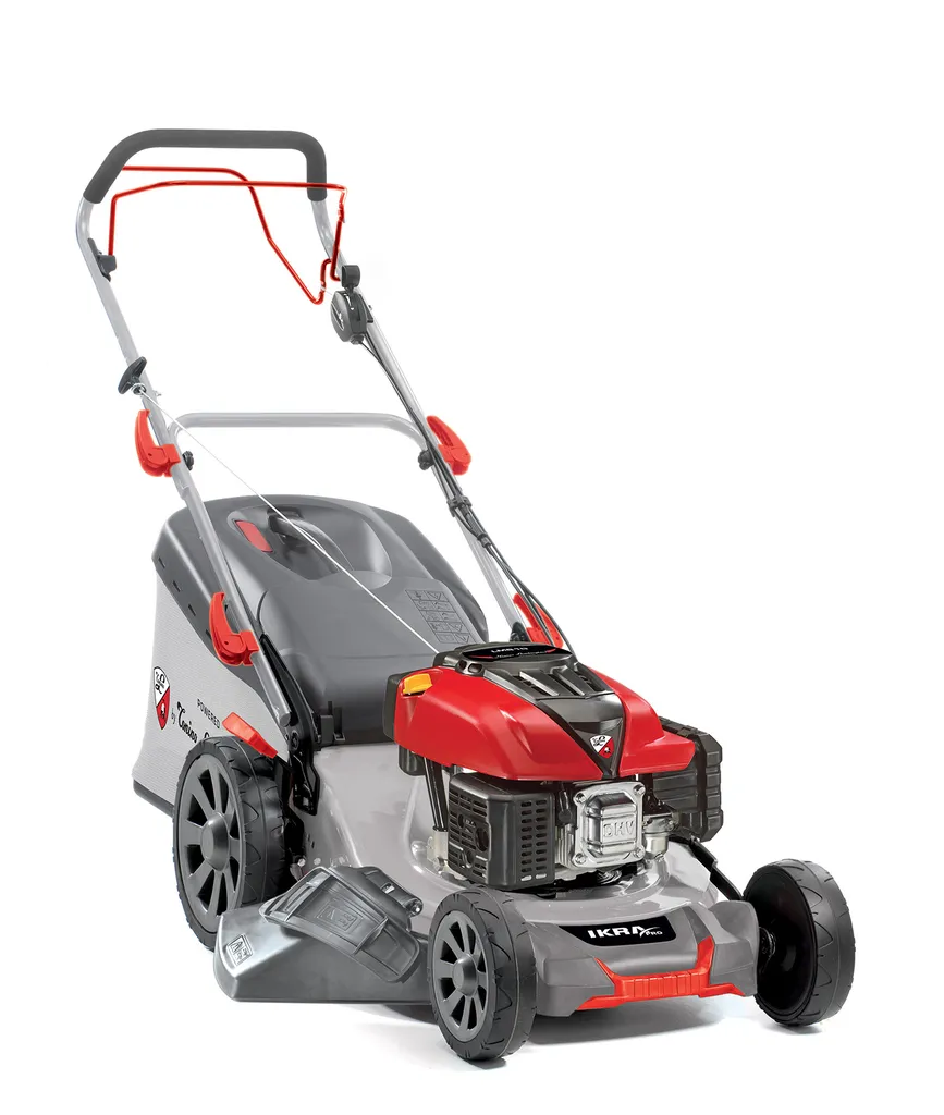 Ikra Benzinrasenmäher "Tonino-Lamborghini" PL 5316 TL (mit Radantrieb, Motorleistung 2,51 KW, Schnitthöhe: 25-90 Mm, Mähsystem: Fangen, Mulchen, Seitenauswurf Und Heckauswurf, Fangkorb: 70 L) 1 Ikra Benzinrasenmäher "Tonino-Lamborghini" PL 5316 TL (mit Radantrieb, Motorleistung 2,51 KW, Schnitthöhe: 25-90 Mm, Mähsystem: Fangen, Mulchen, Seitenauswurf Und Heckauswurf, Fangkorb: 70 L)