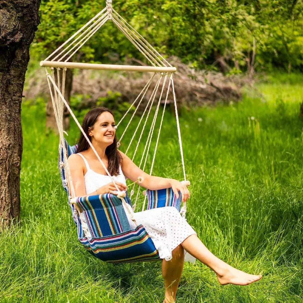 Amazonas Palau Ocean Hängestuhl Mit Rückenlehne Blau Hängestuhl 9 Amazonas Palau Ocean Hängestuhl Mit Rückenlehne Blau Hängestuhl – Bild 9