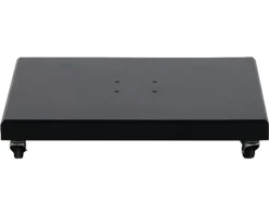 Siena Garden Schirmständer Ferona, 90kg, 76x76x13cm, Gestell Aus Granit, Poliert In Schwarz, Inkl 4 Drehbaren Rollen Mit Fststellern -Garten- & Gewächshäuser Geschäft e2fe23ba43cf814234c3ab21c976eff8