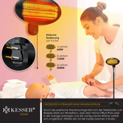Kesser® 2000 Watt Infrarot Heizstrahler Standheizer Terrassenheizung Terrassen Strahler 15 Kesser® 2000 Watt Infrarot Heizstrahler Standheizer Terrassenheizung Terrassen Strahler -Garten- & Gewächshäuser Geschäft e37eedab0404e0e995e1ed2dceda690b