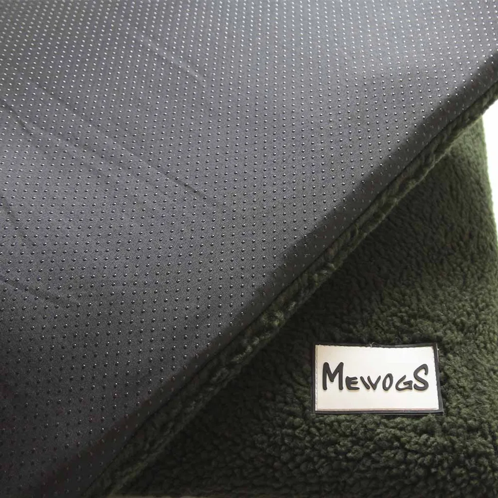 MewogS Hundedecke PRO-THERMO Faserpelz 70x100 Oliv 2 MewogS Hundedecke PRO-THERMO Faserpelz 70x100 Oliv – Bild 2