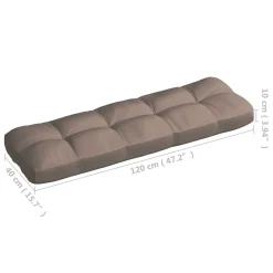 VidaXL Palettensofa-Auflagen 7 Stk. Taupe -Garten- & Gewächshäuser Geschäft e40cb959cd27d316f41e6aba9aae52e5