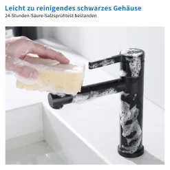 Aihom Wasserhahn Bad Schwarz, 360° Drehbar Waschtischarmatur, Einhebel Wasserhahn Bad Mit 2 Schläuche Einhebelmischer Waschbecken Armaturen Für Bad 19 Aihom Wasserhahn Bad Schwarz, 360° Drehbar Waschtischarmatur, Einhebel Wasserhahn Bad Mit 2 Schläuche Einhebelmischer Waschbecken Armaturen Für Bad -Garten- & Gewächshäuser Geschäft e41bcefd020f84e4d6557f20a5cdf8d9