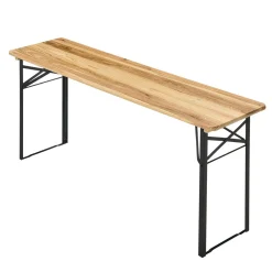 Juskys Bierzeltgarnitur Bichl 3-teilig Klappbar - Gartenmöbel-Set Aus 1 Biertisch + 2 Bierbänke – Festzeltgarnitur Biertischgarnitur Holz Metall -Garten- & Gewächshäuser Geschäft e42ef43eb5e8a2a6f961349c45d211ff